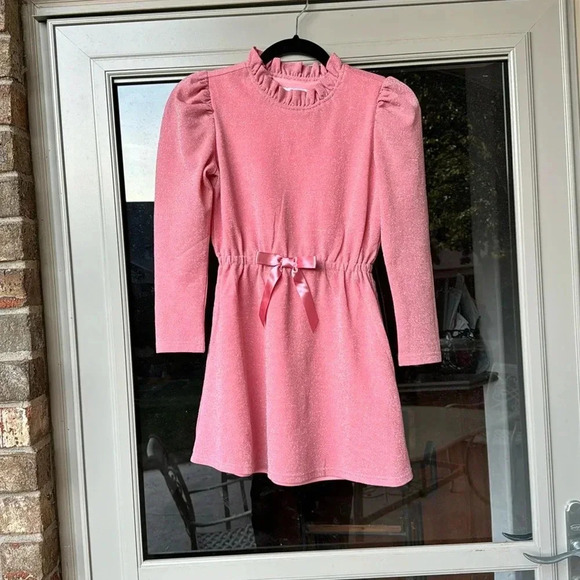 NWOT American Girl blush color with silver fabric size medium (10/12) - Picture 1 of 4